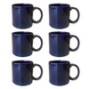 Manhattan Comfort Actual Set of 12 Mugs - 12.17 oz. in Blue 2-AM93-0894